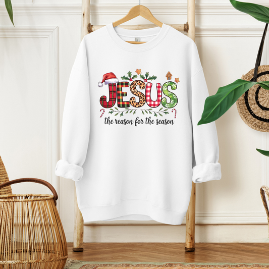 JESUS THE REASON FOR THE SEASON - Christian Unisex Sweater