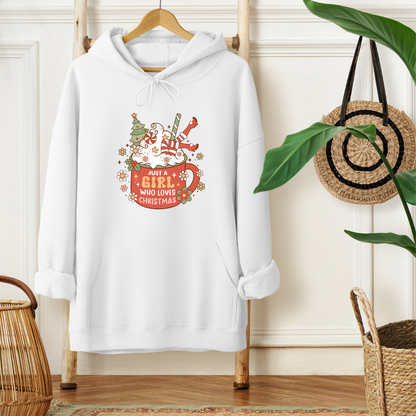JUST A GIRL WHO LOVES CHRISTMAS - Christian Unisex Hoodie