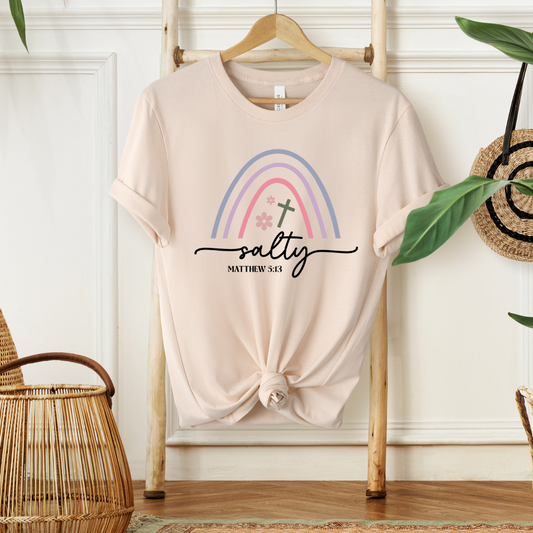 SALTY, MATTHEW 5:13- Christian Unisex T-shirt
