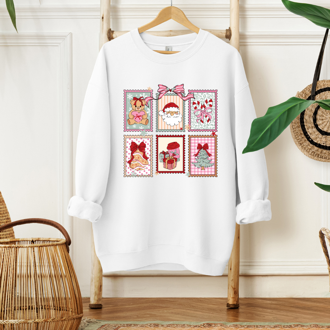 CHRISTMAS STAMPS - Christian Unisex Sweater