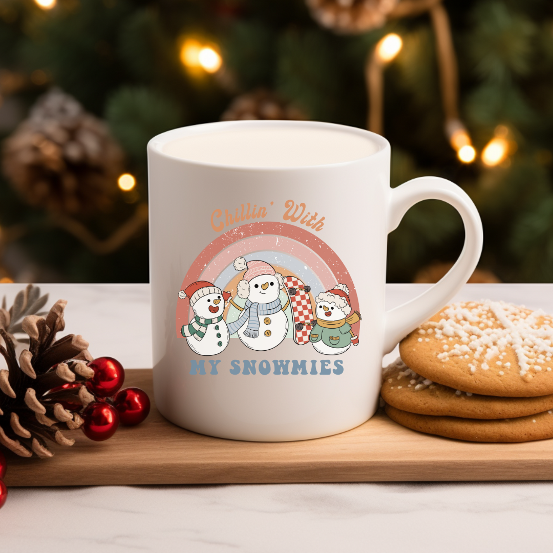 CHILLIN WITH MY SNOWMIES - Christmas Mug