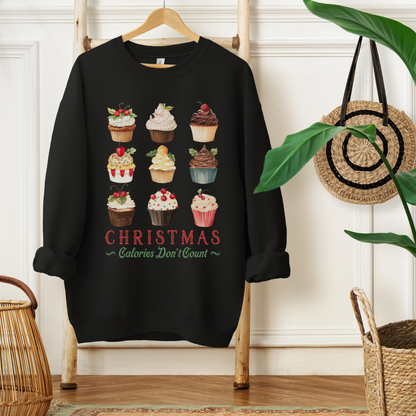 CHRISTMAS CALORIES DON'T COUNT - Christian Unisex Sweater