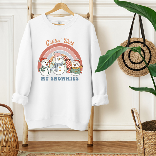 CHILLIN WITH MY SNOWMIES - Christian Unisex Sweater