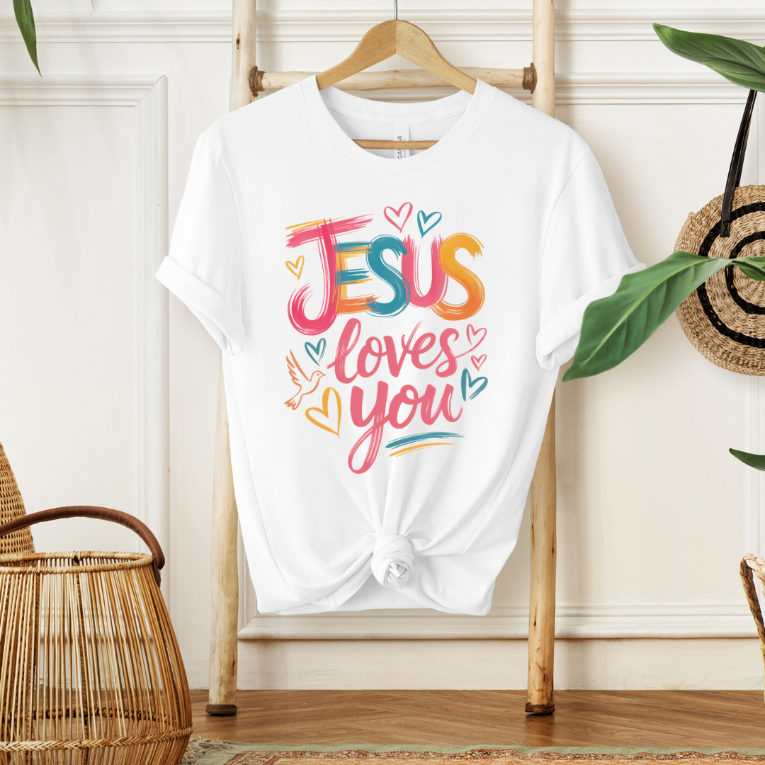 JESUS LOVES YOU - Christian Unisex T-shirt