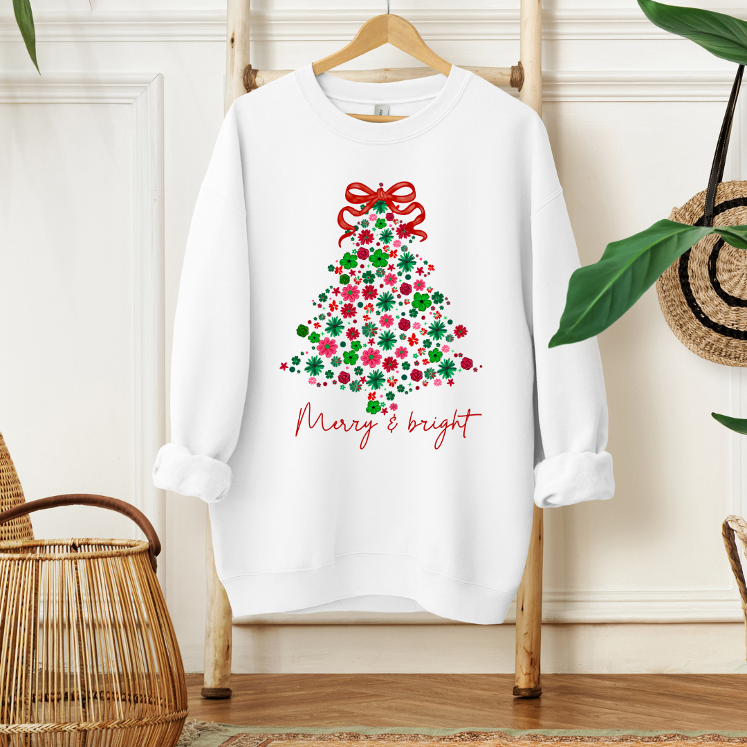 MERRY AND BRIGHT - Christian Unisex Sweater