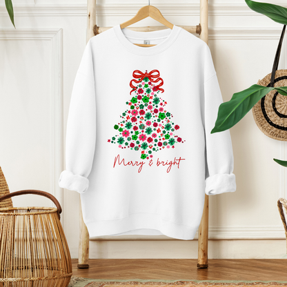 MERRY AND BRIGHT - Christian Unisex Sweater