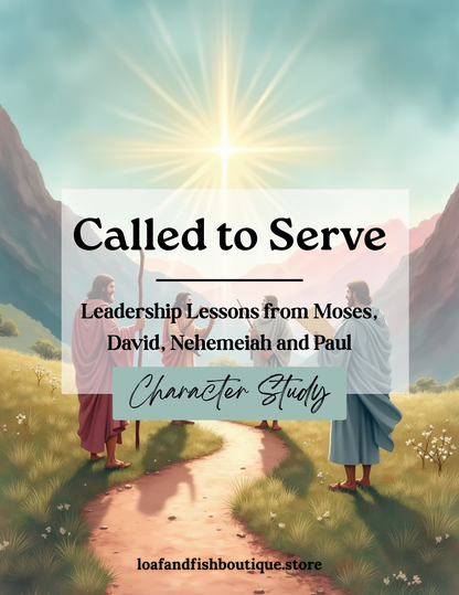 CALLED TO SERVE LEARDERSHIP LESSONS FROM MOSES DAVID NEHEMEIAH AND PAUL | Character Study
