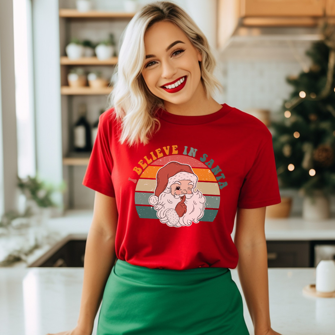 I BELIEVE IN SANTA - Christian Unisex T-shirt