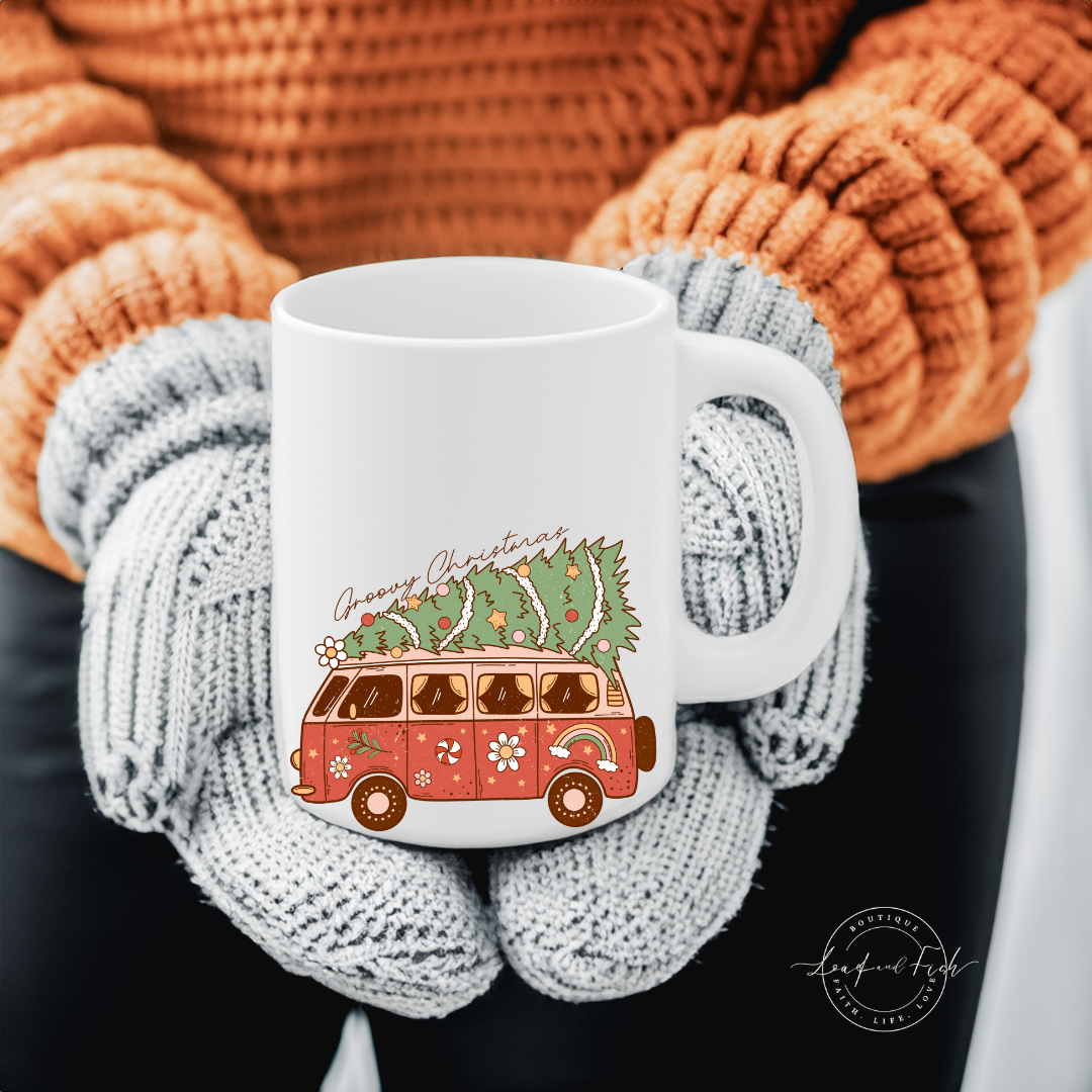 GROOVY CHRISTMAS - Christmas Mug
