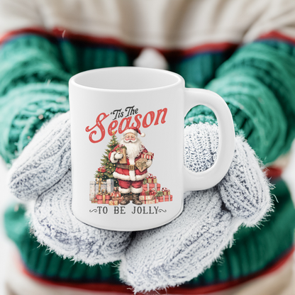 TIS THE SEASON TO BE JOLLY - Christmas Mug