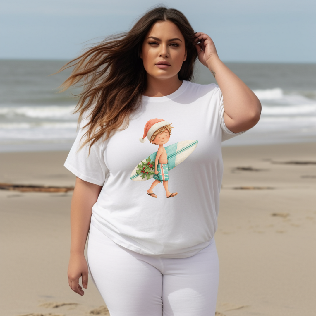 TROPICAL BEACH CHRISTMAS - Christian Unisex T-shirt