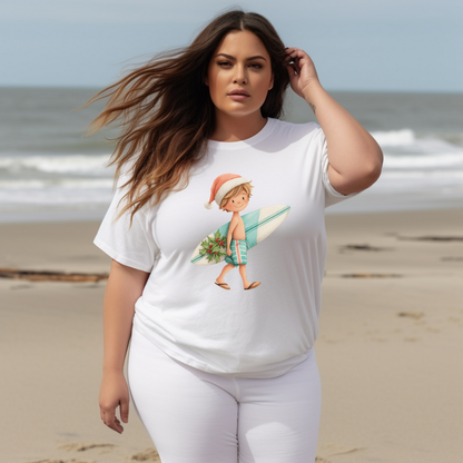 TROPICAL BEACH CHRISTMAS - Christian Unisex T-shirt