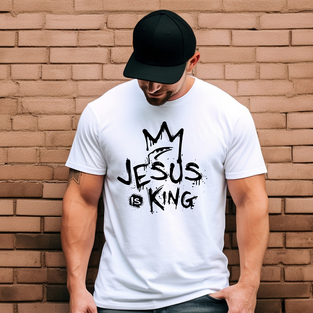 JESUS IS KING - Christian Unisex T-shirt