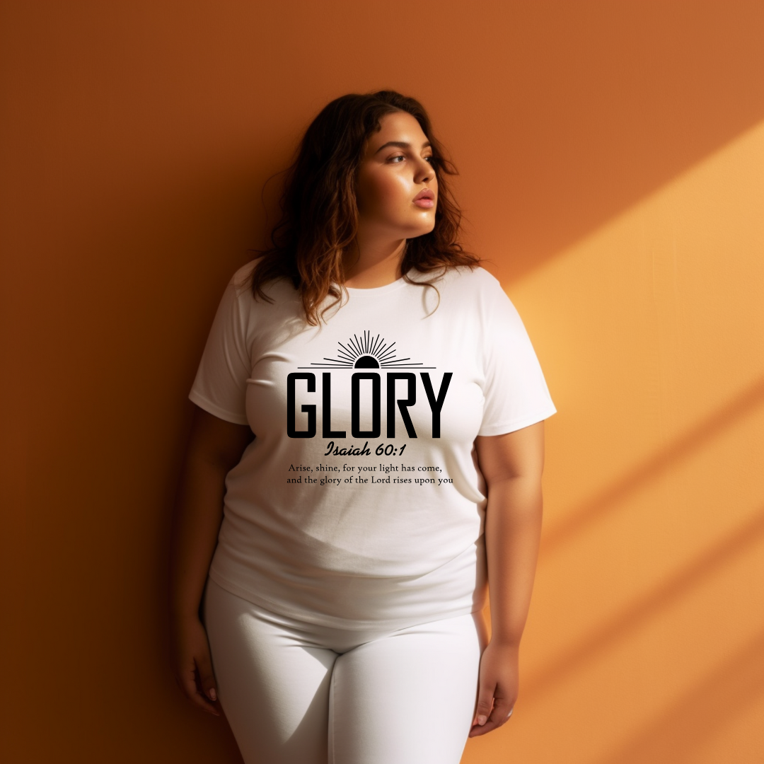 GLORY, ISAIAH 60:1 - Christian Unisex T-shirt