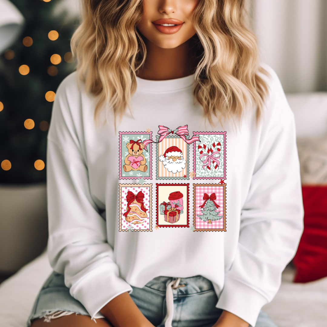 CHRISTMAS STAMPS - Christian Unisex Sweater