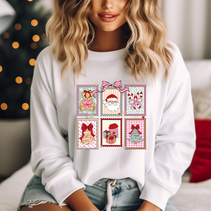 CHRISTMAS STAMPS - Christian Unisex Sweater