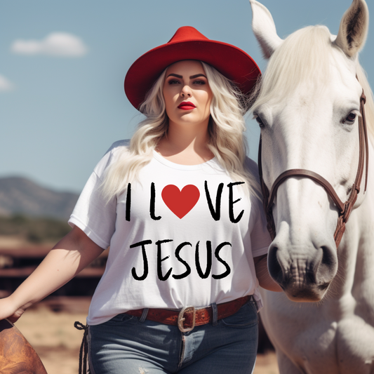 I LOVE JESUS - Faith Shirt
