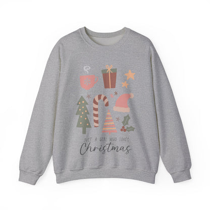 JUST A GIRL WHO LOVES CHRISTMAS - Christian Unisex Sweater