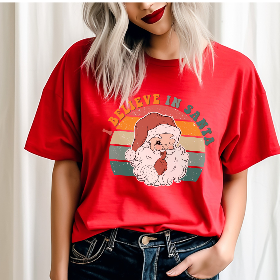 I BELIEVE IN SANTA - Christian Unisex T-shirt