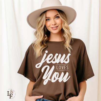 JESUS LOVES YOU - Faith Tee