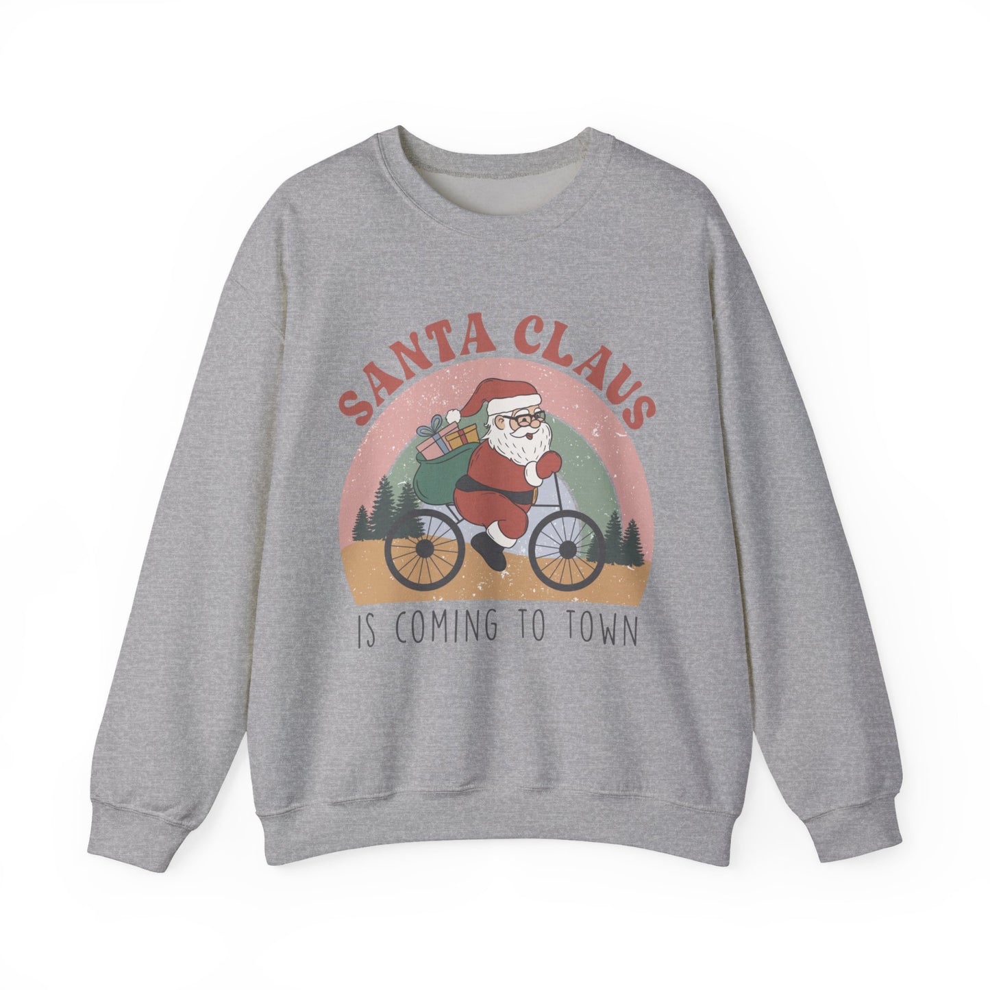 SANTA CLAUS IS COMING TO TOWN- Christian Unisex Sweater