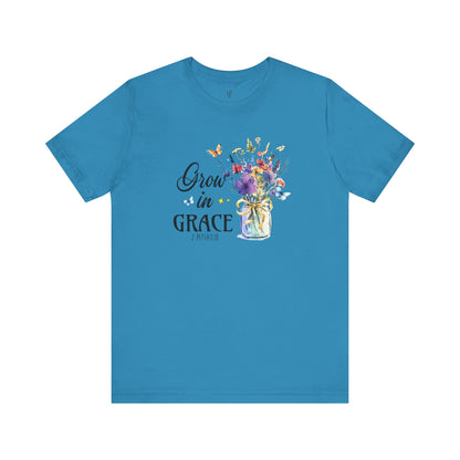 GROW IN GRACE, 2PETER 3:18 - Faith Shirt