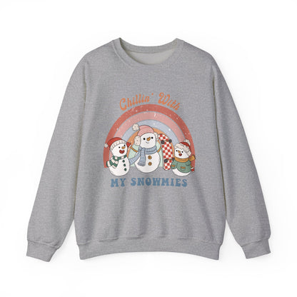 CHILLIN WITH MY SNOWMIES - Christian Unisex Sweater