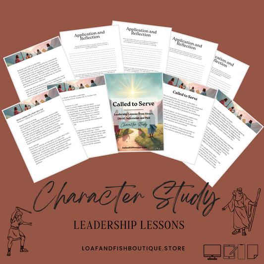 CALLED TO SERVE LEARDERSHIP LESSONS FROM MOSES DAVID NEHEMEIAH AND PAUL | Character Study