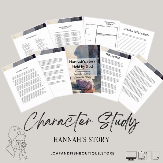 HANNAH'S STORY HELD BY GOD A STORY OF LONGING SURRENDER AND HOPE | Character Study